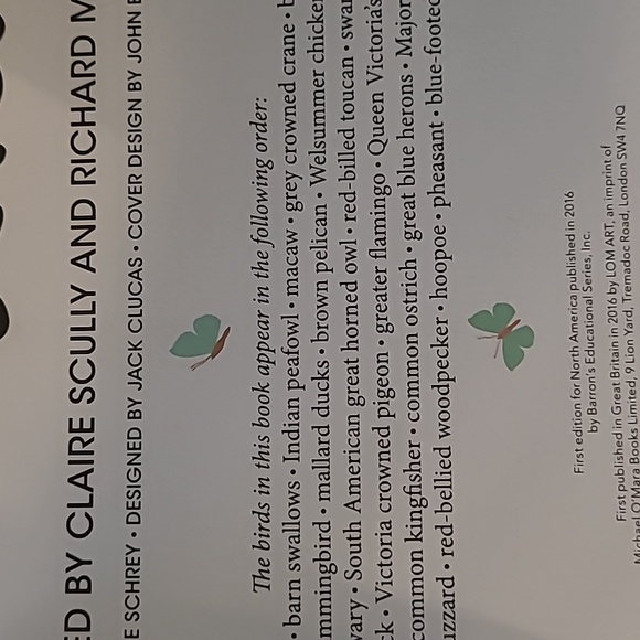 The Aviary Bird Portraits To Color, 32 pages, NEW - Picture 7 of 13